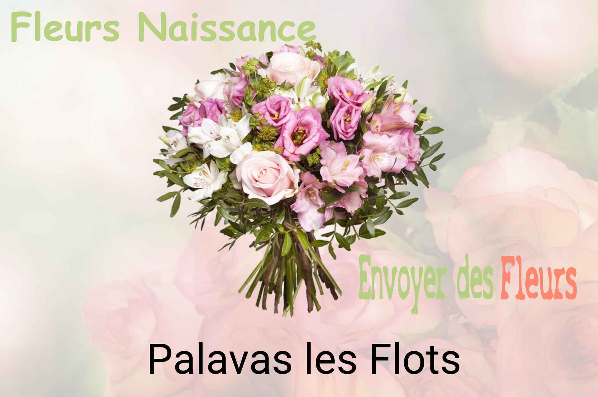 Bouquet de fleurs de naissance livré à Palavas-les-Flots